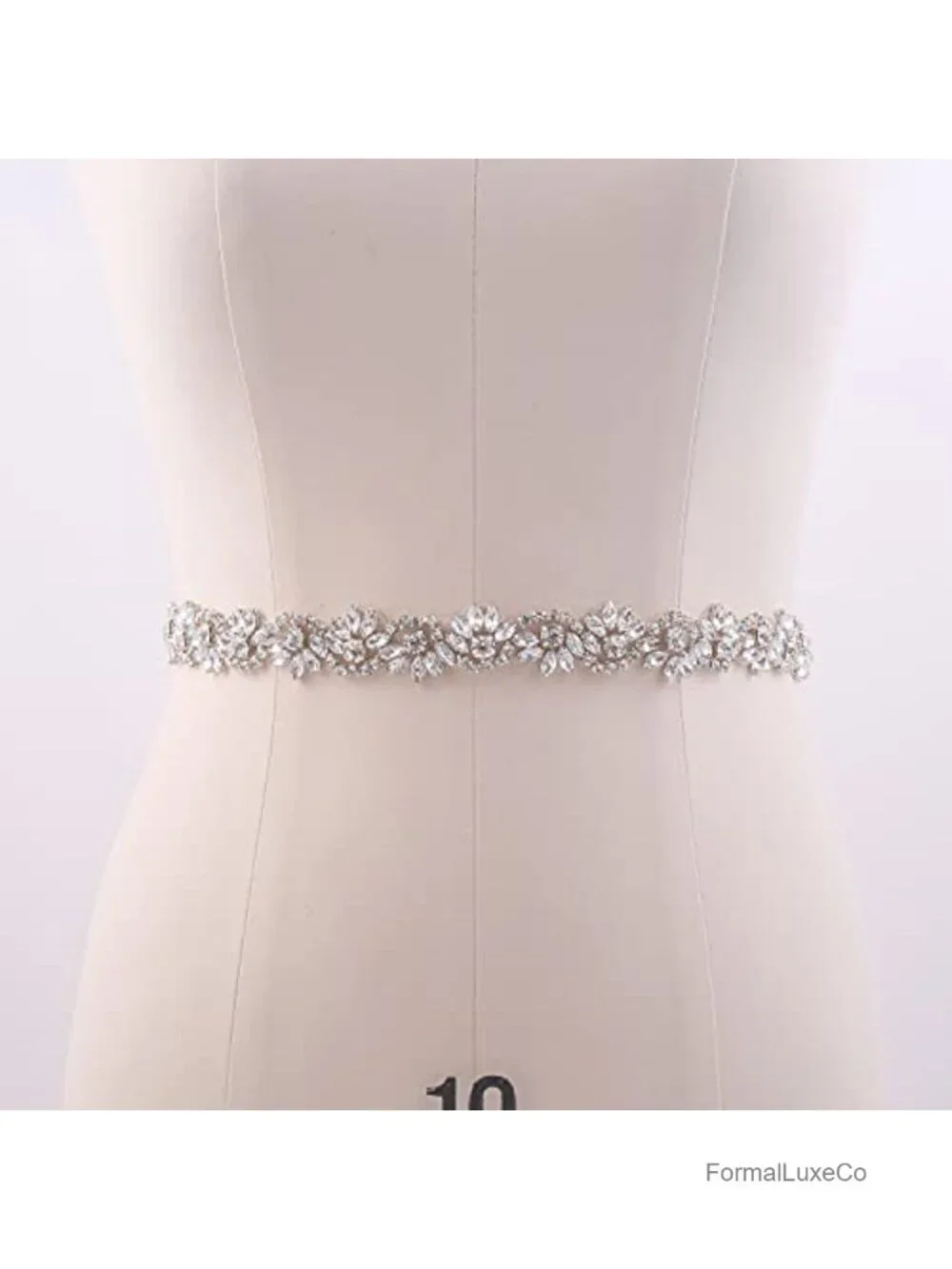 Handmade Crystal Rhinestone Sash Belt for Wedding Bride Prom